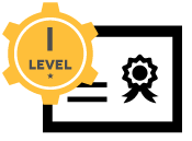 Level I certificate icon