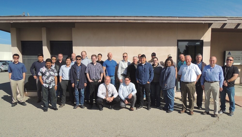 Group photo of NAVAIR China Lake BOC Level I participants and instructor Duane Lewellen